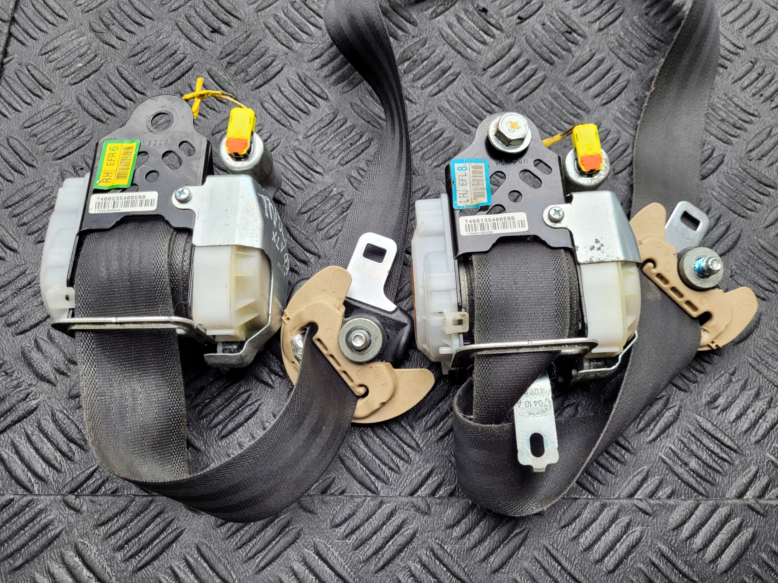 tension belt safety front front right SSANGYONG TIVOLI XLV