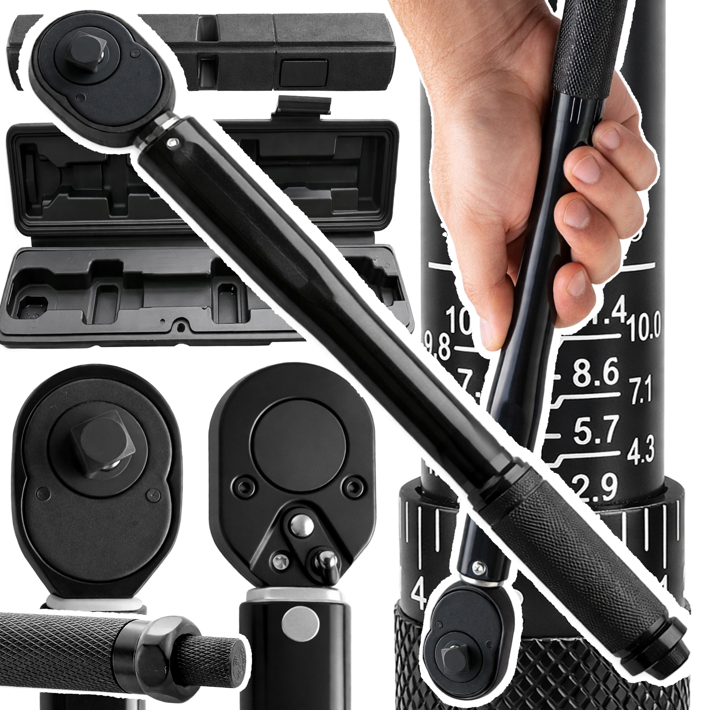 Klucz Dynamometryczny 7-112Nm Grzechotka Blokada Lock-unlock Precyzyjny