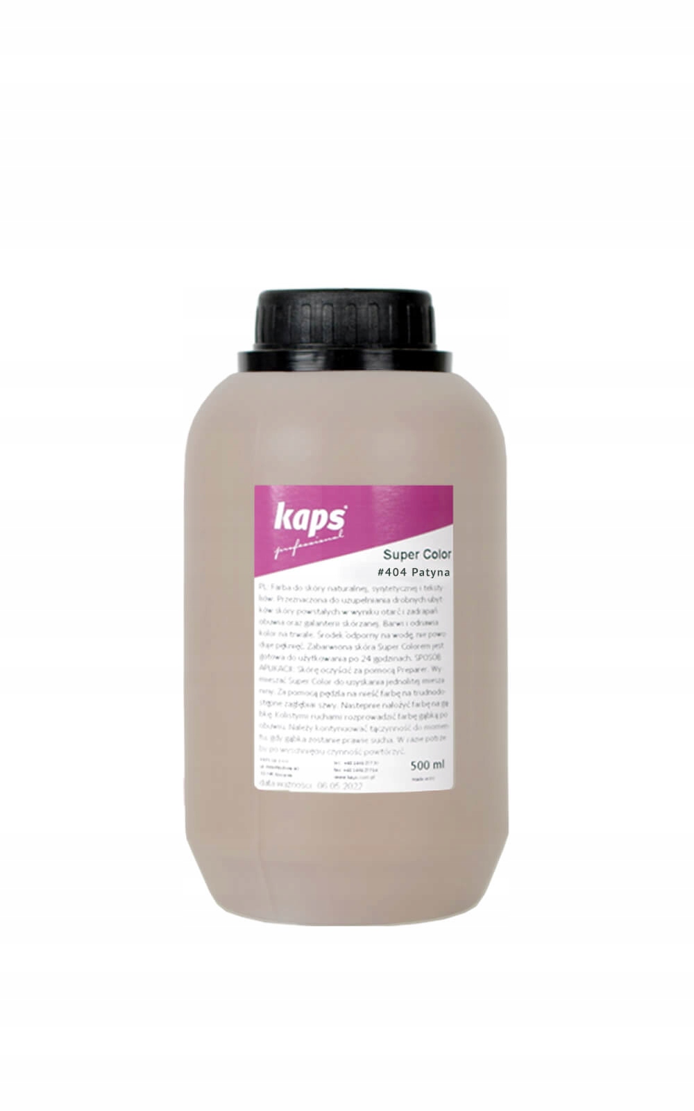 Barva na eko-kůŽI 500 ml SuperColor 404-platinová