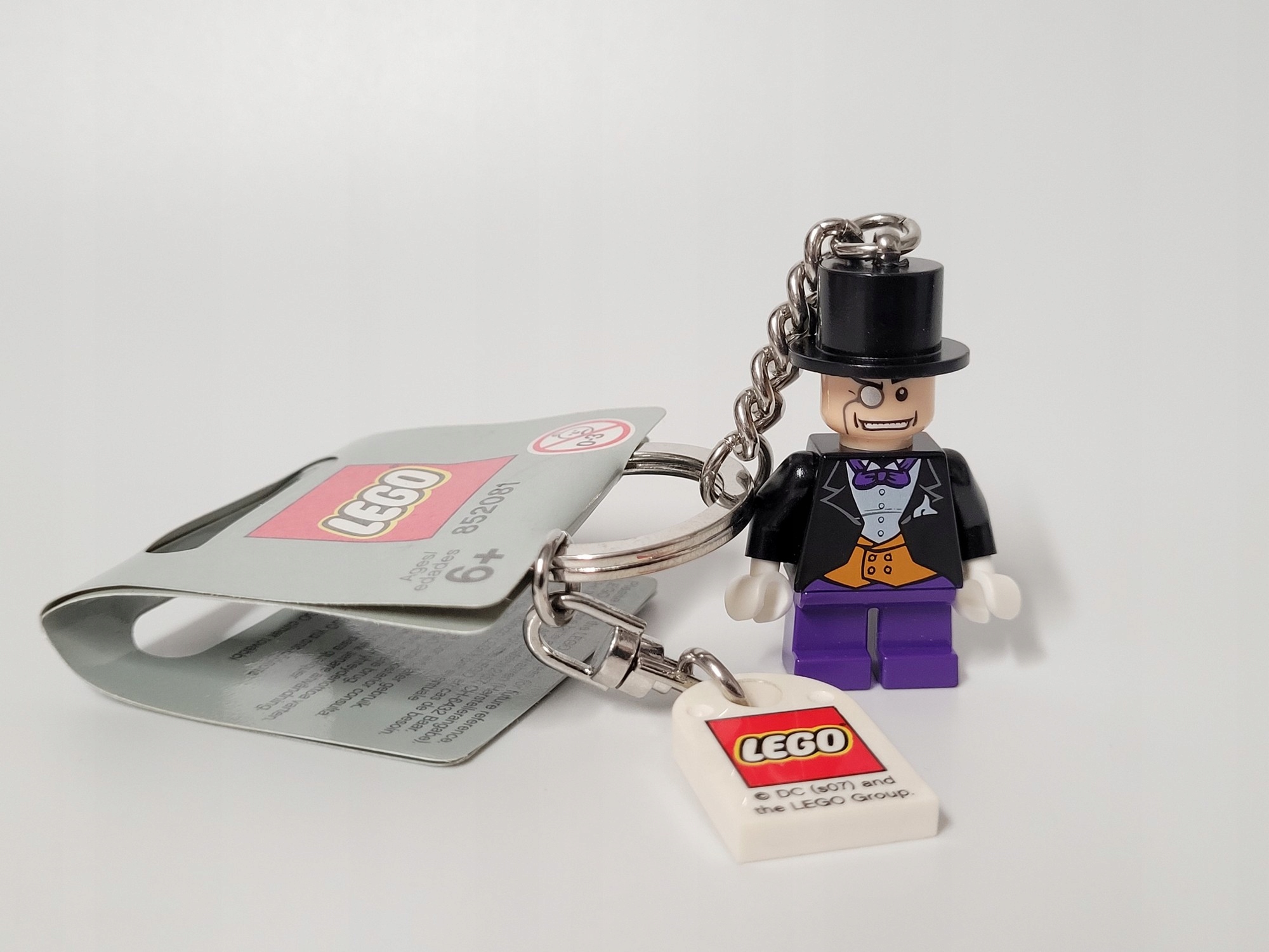 852081 Lego Pingwin Batman Heroes DC brelok breloczek 2007