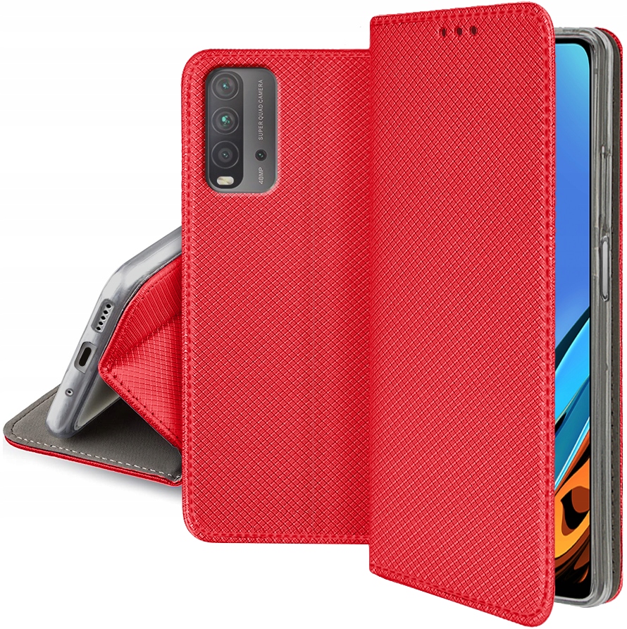 

Etui do Xiaomi Redmi 9T Smart Magnet Case Szkło