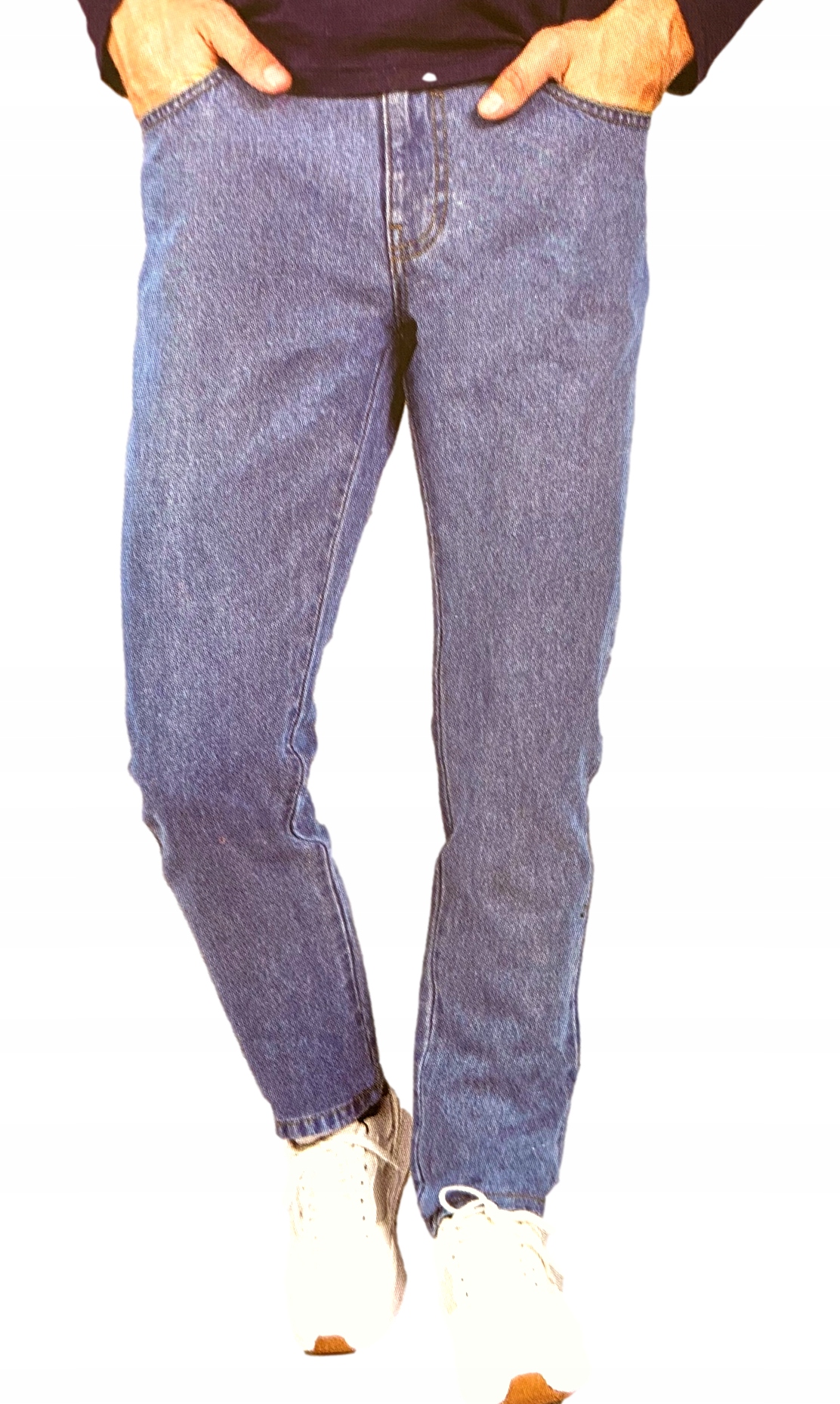 

Spodnie Męskie Jeansowe kieszenie Niebieskie *XL