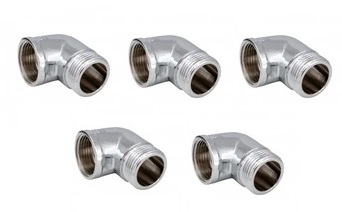 Koleno 7 Nw Chrom 3/4X3/4 -5ks