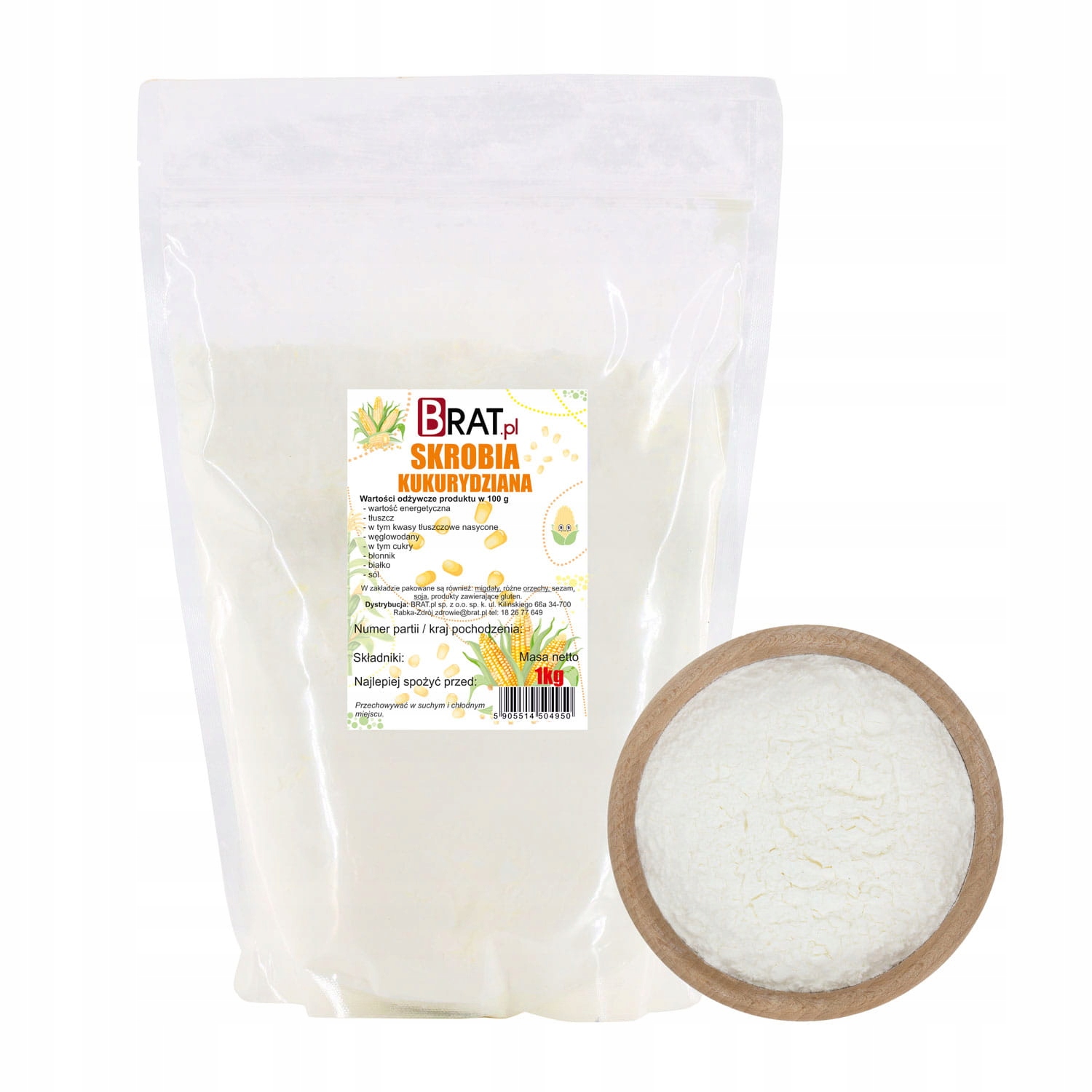 Levně 6X Brat Kukuřičný škrob 1 kg