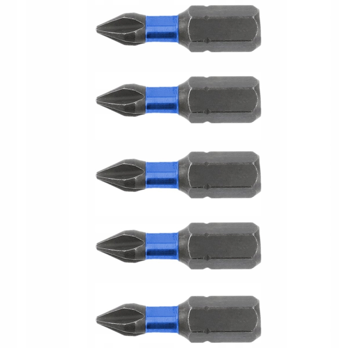 HOGERT ZESTAW 5 UDAROWYCH KOŃCÓWEK WKRĘTAKOWYCH PH2x25MM HT1S122