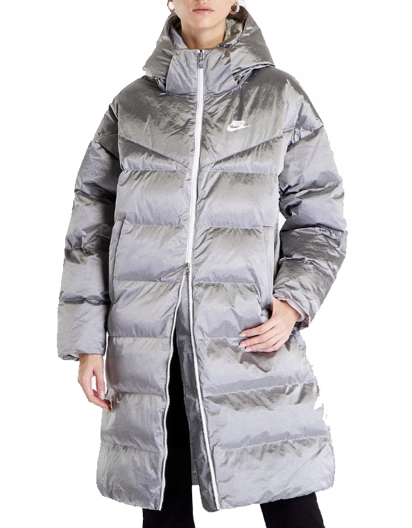 Nike Dámská dlouhá bunda Parka Therma Fit Primaloft Volná DQ6878-014 M