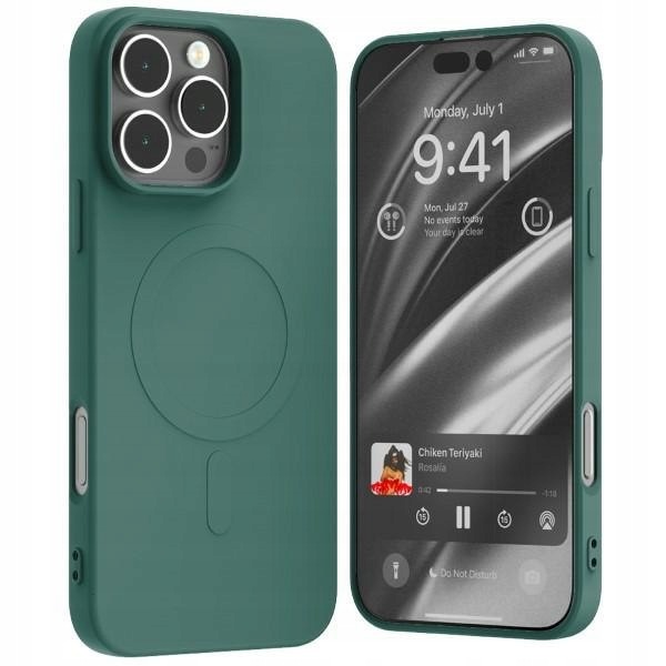 Mercury MagSafe Semi-Silicone iPhone 16Pro Max 6,9" zielony /green