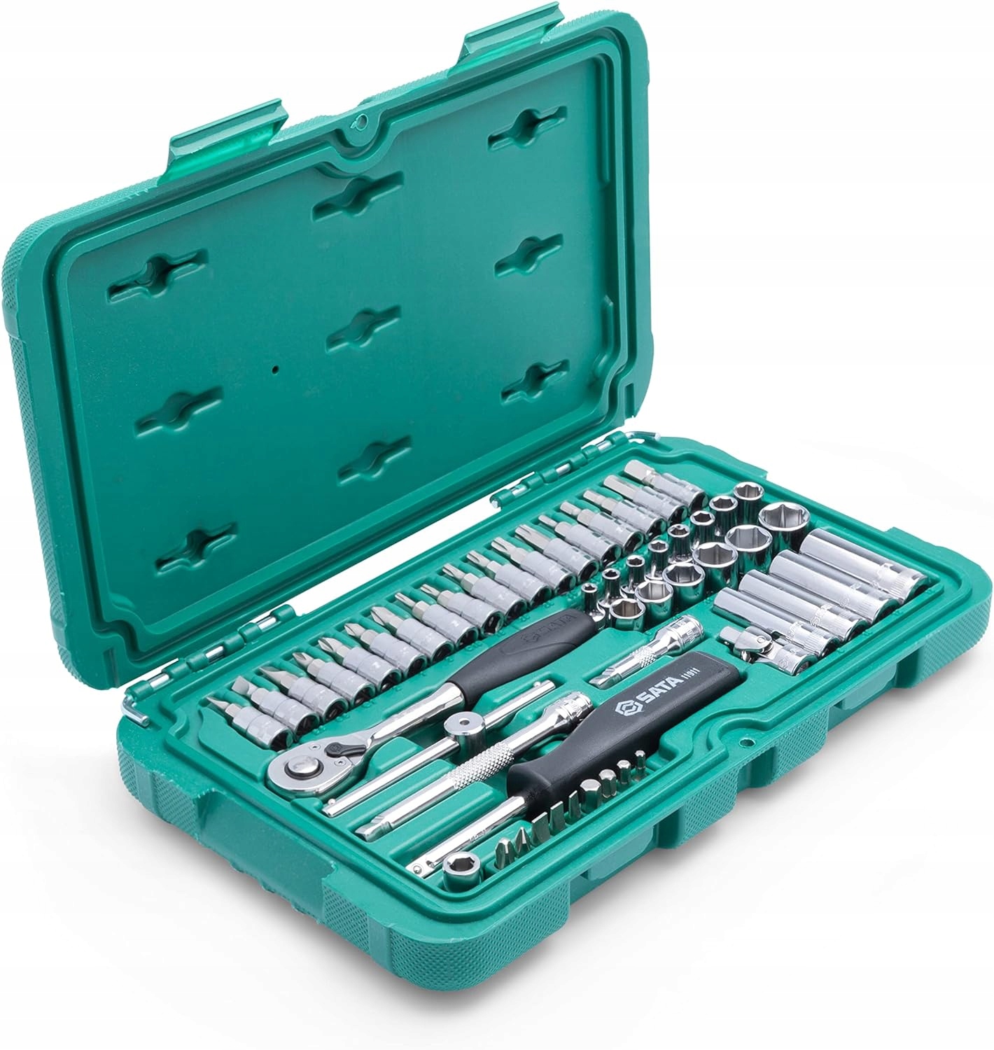 SATA ZESTAW KLUCZE NASADOWE 52 ELEMENTY KLUCZY NASADOWYCH 1/4" ST09002SJ Kod producenta ST09002SJ