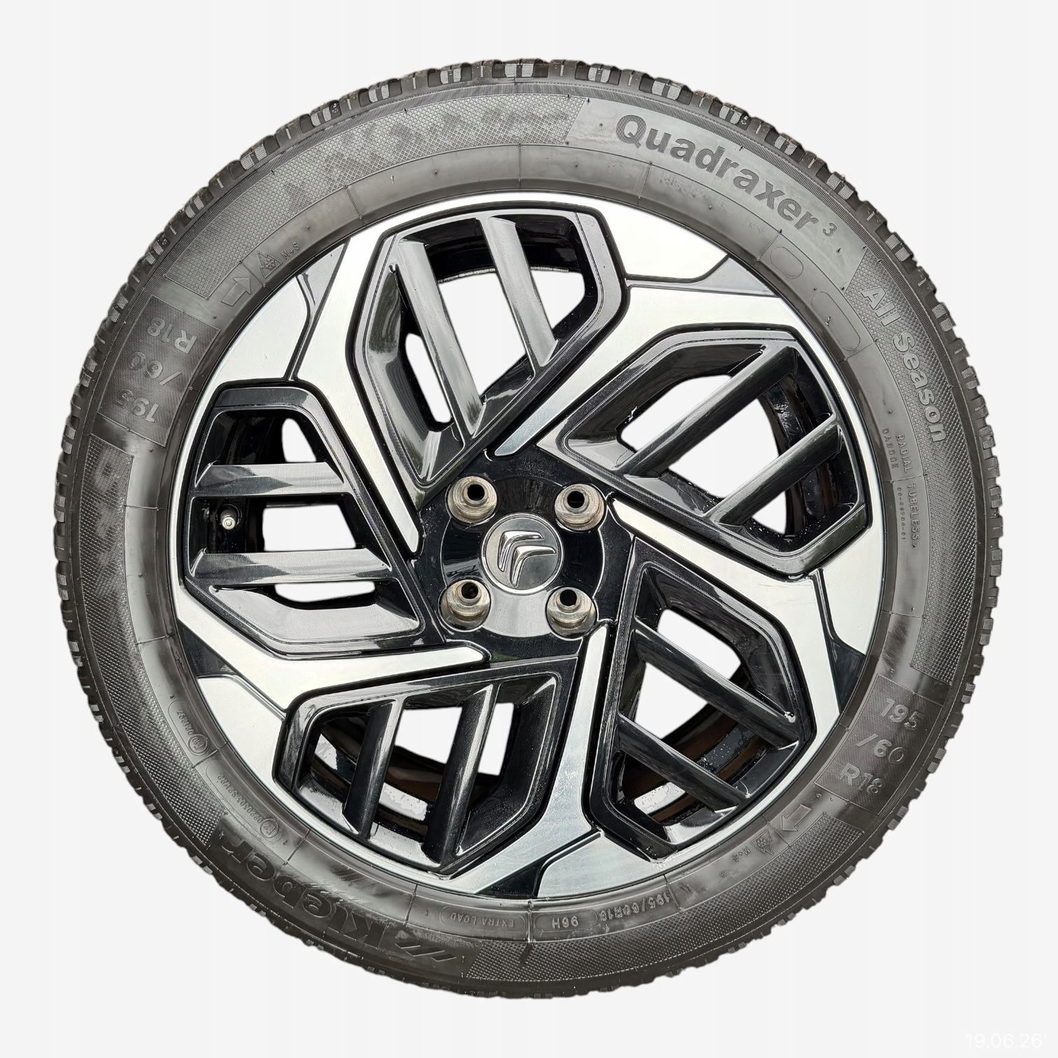 discs wheels tyres CITROEN CONTINENTAL KLEBER 195/60/18 4MM CALOROCZNE M+S
