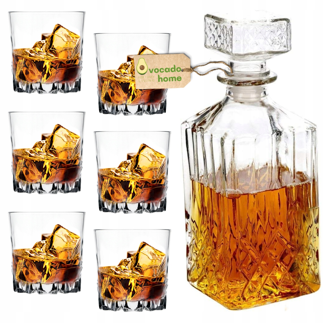 

Zestaw do Whisky drinków Szklanki Karafka 7el