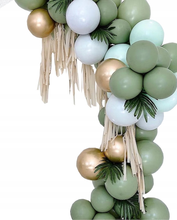 Balony pastelowe matowe Duże khaki Oliwkowe 50szt Marka Somgo