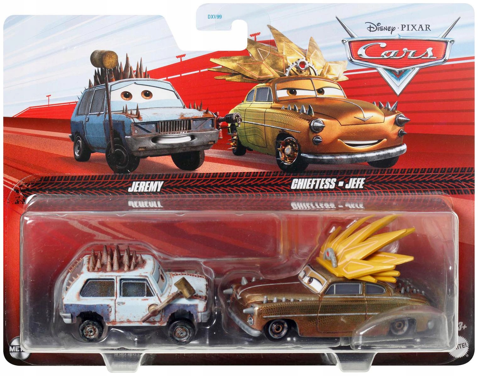 Mattel Cars Auta Jeremy Chieftess Szefowa 1:55 Nowy