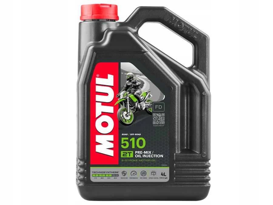 Olej silnikowy Motul 4L 510 2T Motocykle Skutery Avt do mieszanki benzyny