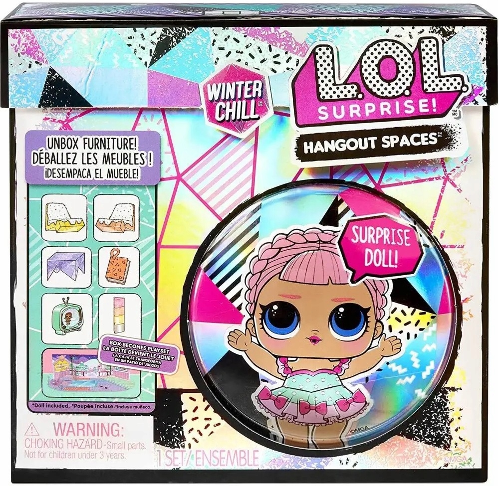 LOL Surprise STREFA LODU Z LALKĄ ICE SK8TER