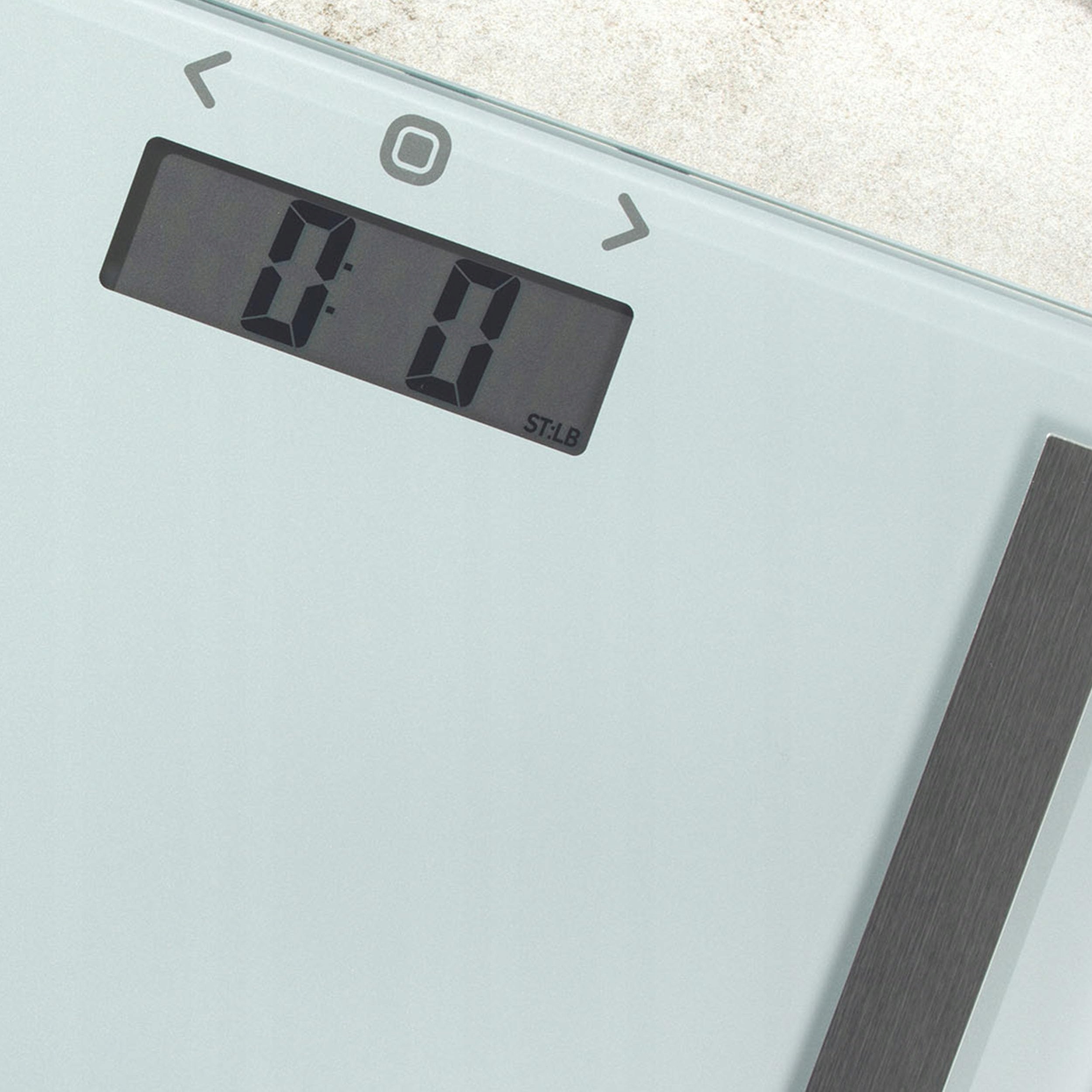 SALTER Waga Cyfrowa Szklana Analiza Tkanki Tłuszczowej 150kg 8 Użytk. — miniatura 3