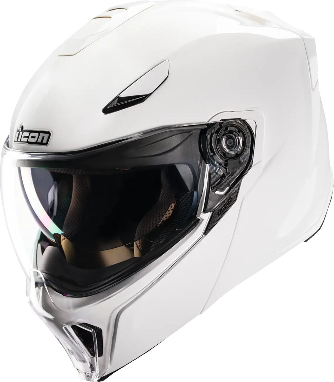 Helma Icon Threshold Solid Modular Helmet White L