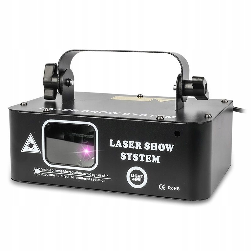 Laser Dyskotekowy Estradowy Projektor Laserowy LIGHT4ME Rgb Skaner 500mW