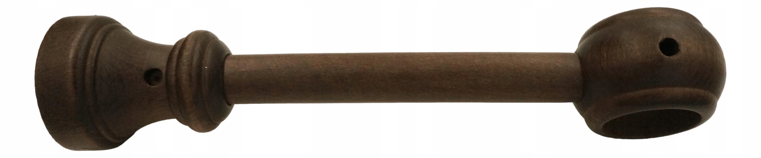 

Wspornik drewniany karnisza 28mm pojedynczy Brąz