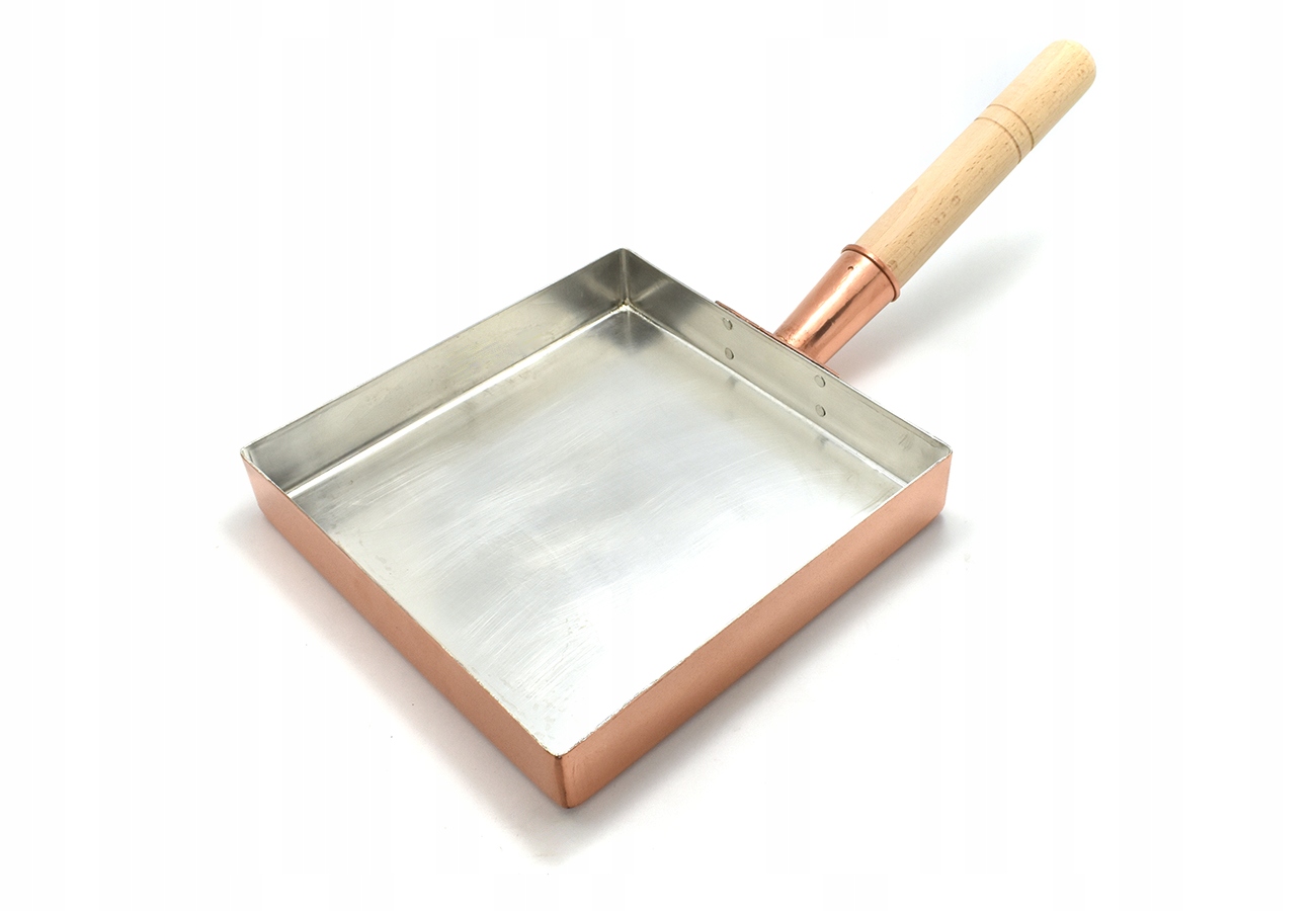 Panvica na omeletu Tamago medená japonská