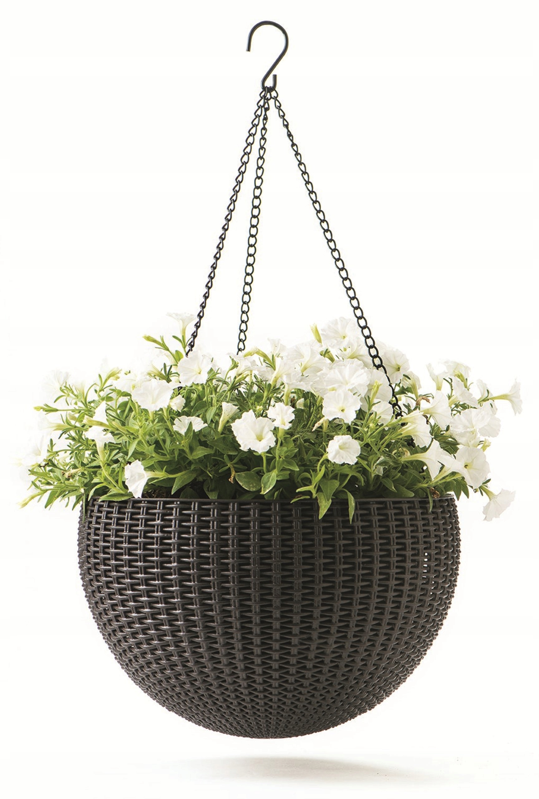

Doniczka wisząca Keter Sphere Planter brązowa