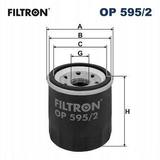 Масляный фильтр Filtron OP 595/2