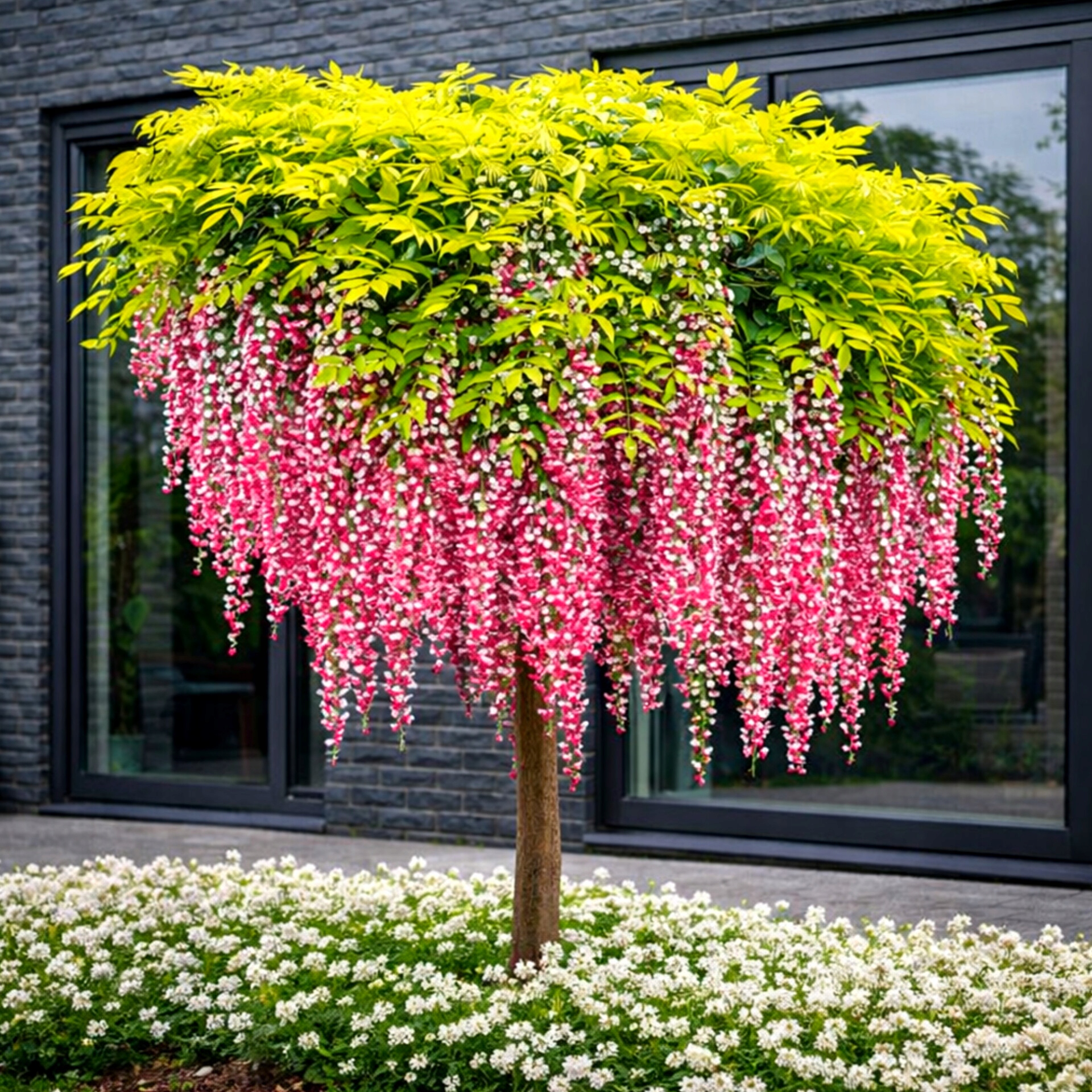 WISTERIA 'ROSEA' Najpiękniejsze pnącze świata ! KWITNIE 2 RAZY W ROKU