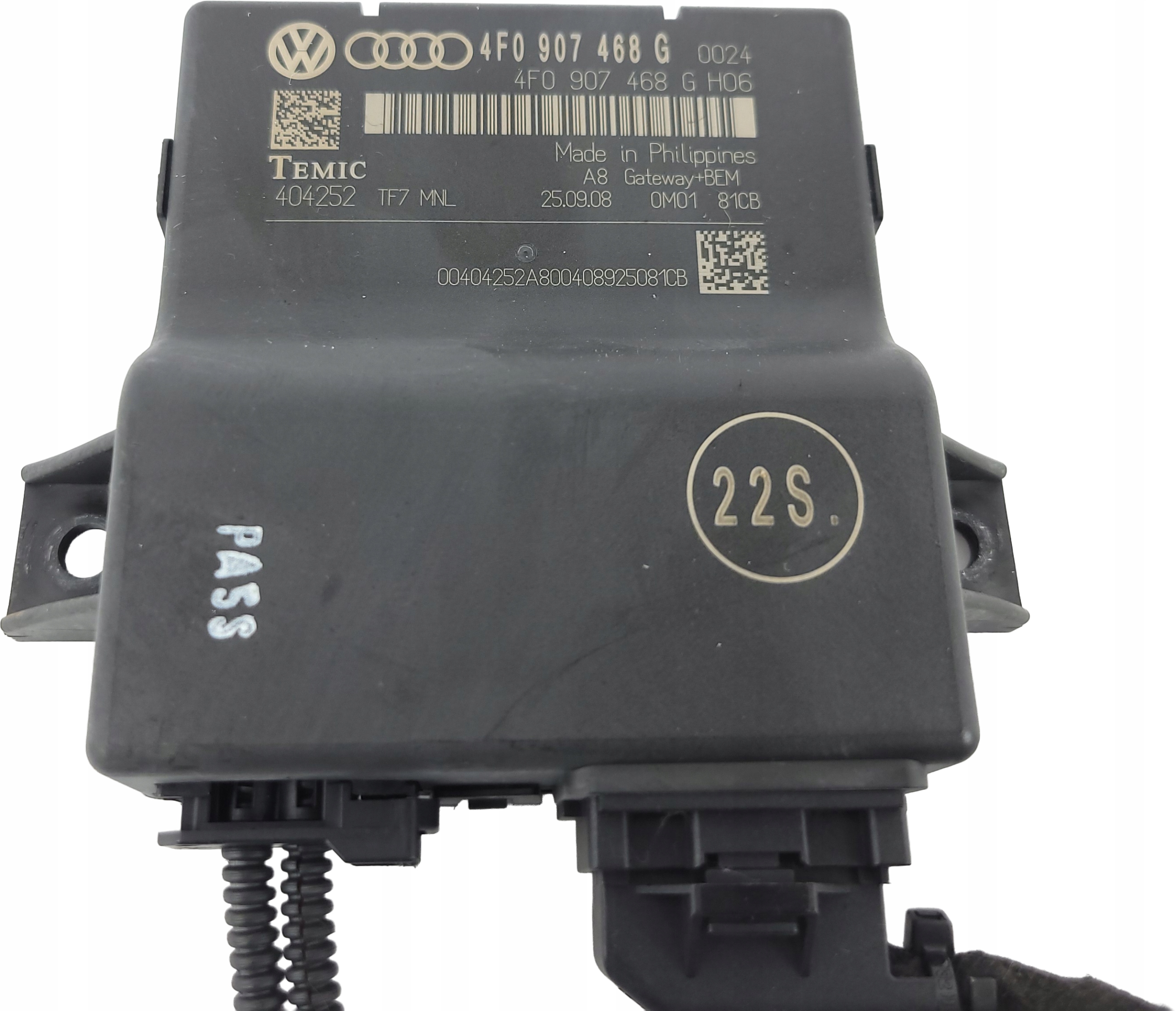 AUDI A6 C6 LIFT module control unit GAETWAY 4F0907468G