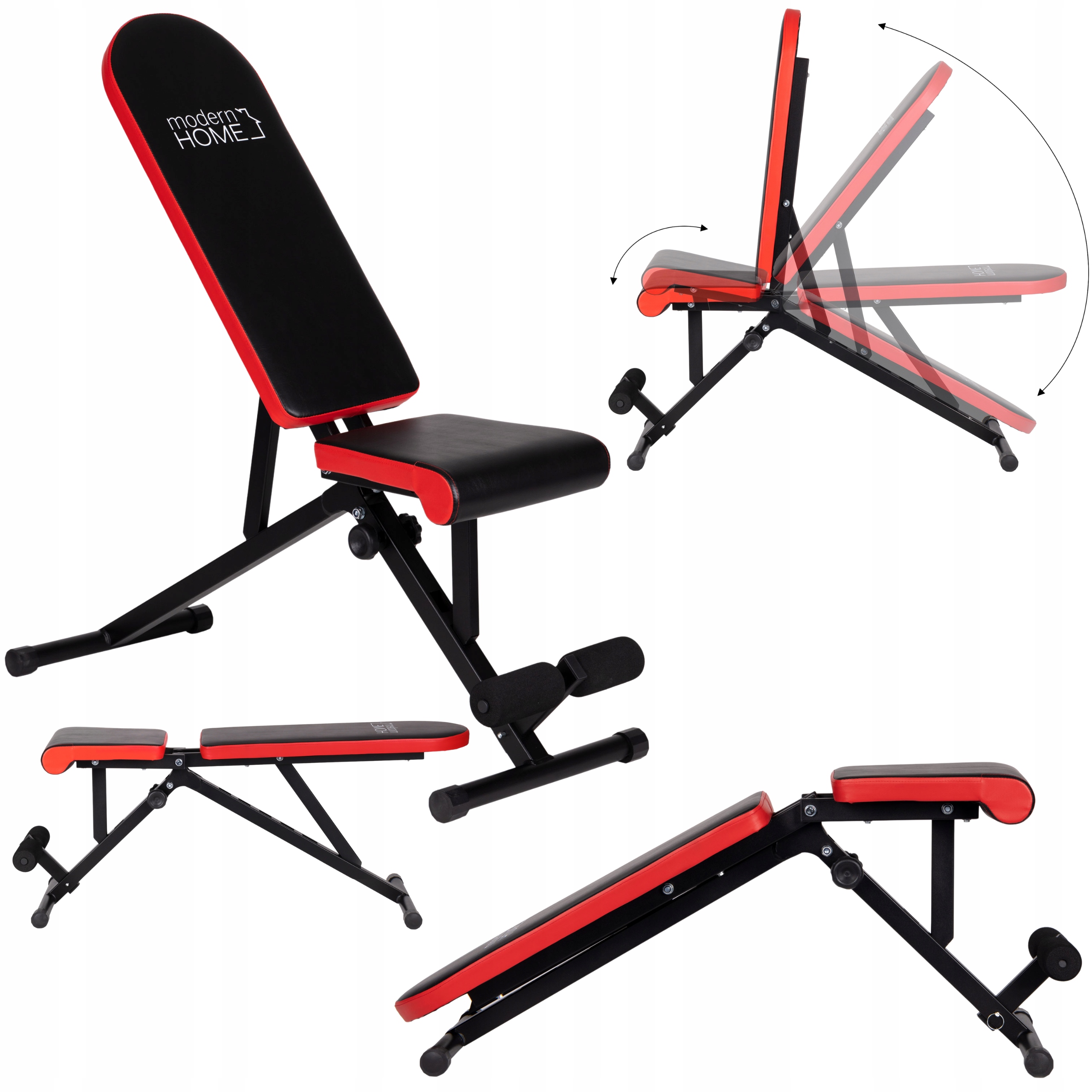 Ławka Treningowa Regulowana Ławeczka Do Ćwiczeń Składana Skośna