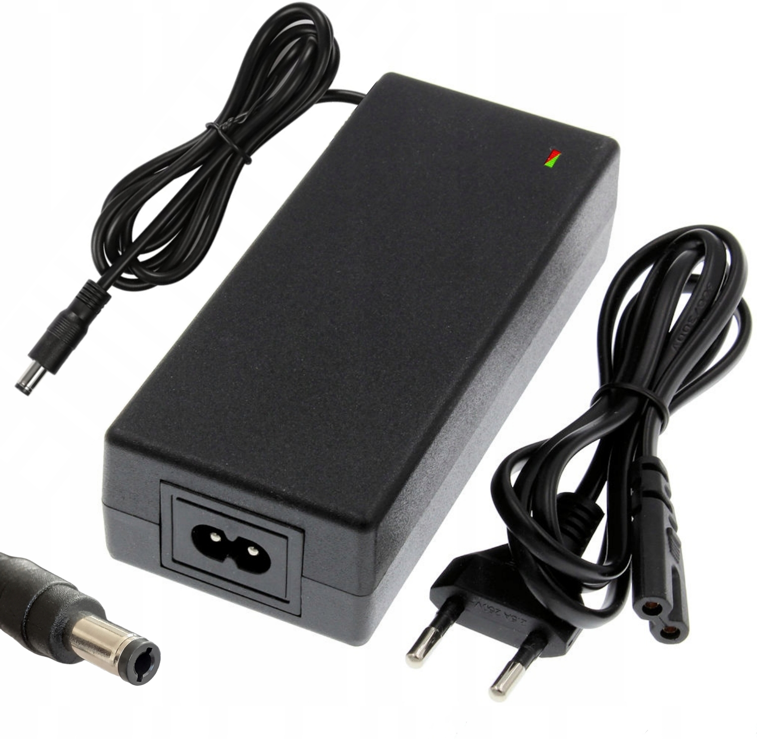 ЭЛЕКТРИЧЕСКИЙ ВЕЛОСИПЕД СКУТЕР ЗАРЯДНОЕ УСТРОЙСТВО 42V (36V) ВИЛКА 2.5 / 5.5 АДАПТЕР ПИТАНИЯ