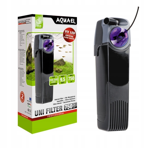 Aquael Vnitřní Filtr Pro Akvárium S Uv Lampou, Sterilizátor, Čerpadlo