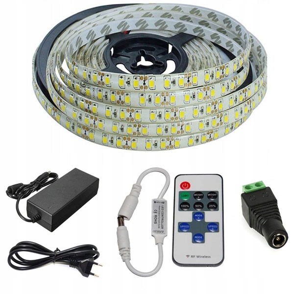 

Zestaw Led 600 IP65 5M 2835 Ściemniacz Zasilac
