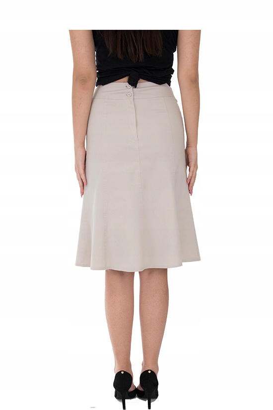 SPÓDNICA BAWEŁNA ROZKLOSZOWANA (38-52) KOLORY r.42 Długość midi