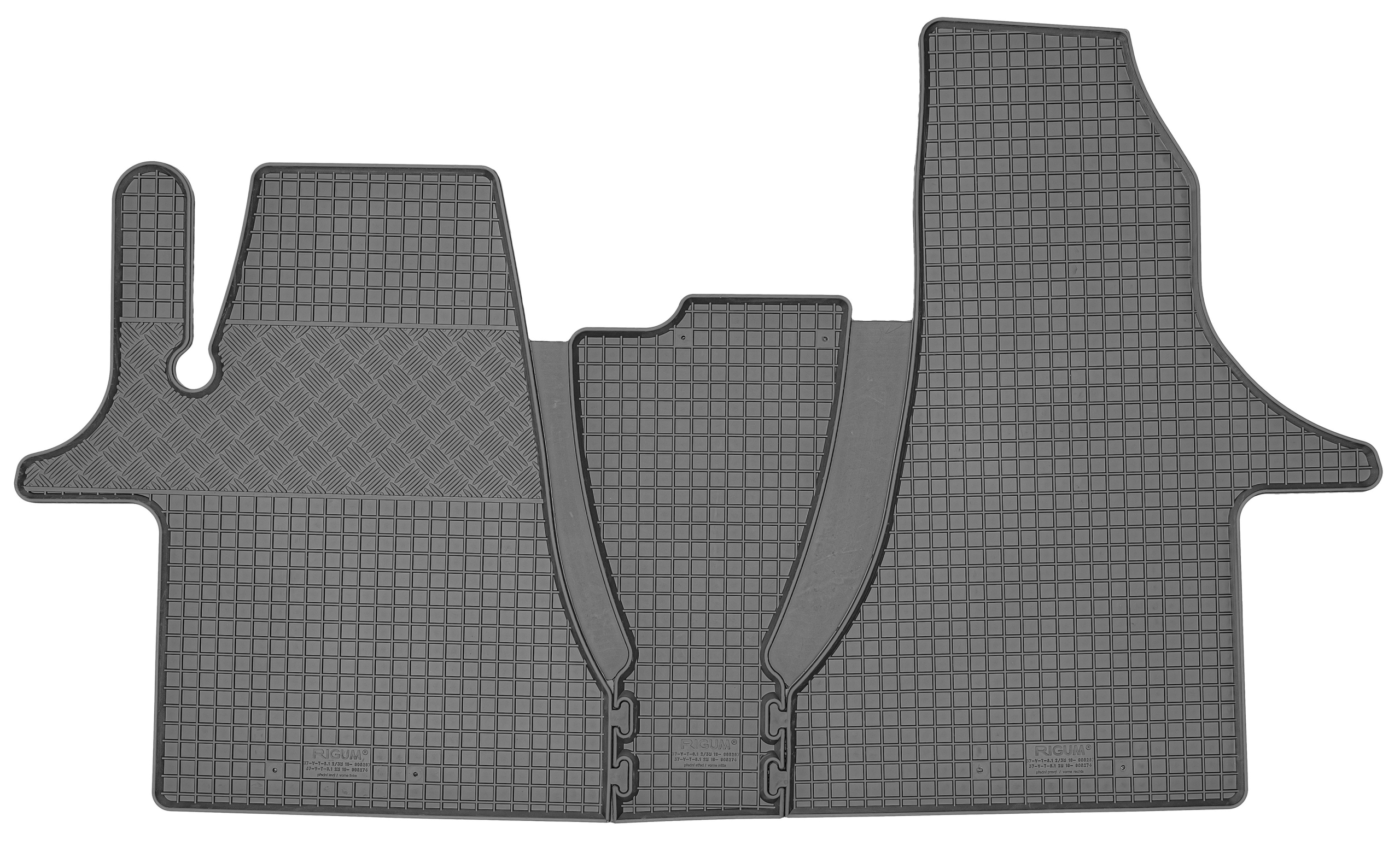 Килимки Volkswagen OE резинові 905267 3 el.