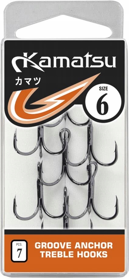 Kamatsu Kotwiczka Groove Anchor Treble Size 8 7SZT-OP