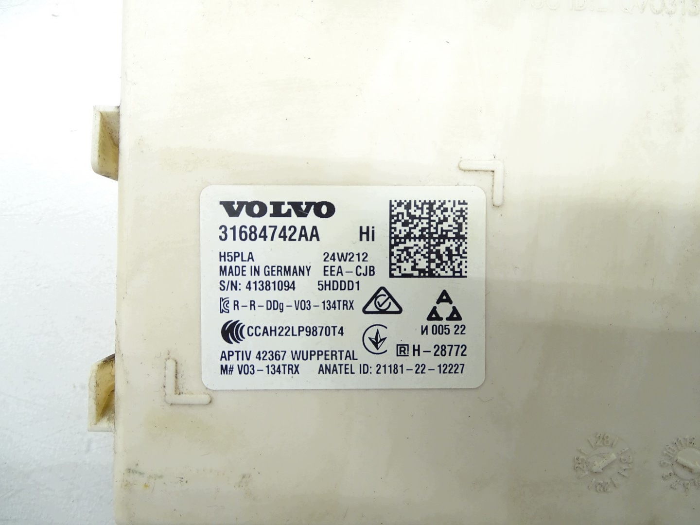 module control unit KOMFORTU VOLVO XC40 XC60 XC90 31684742AA