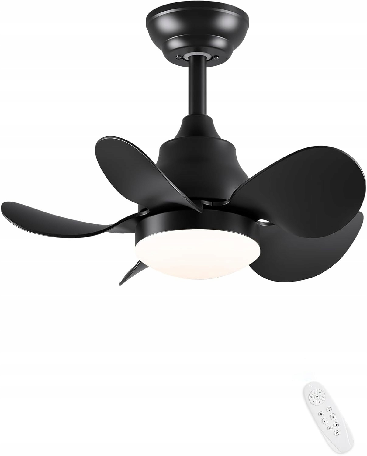 Stropný ventilátor Cjoy 558 mm s Led osvetlením, čierny