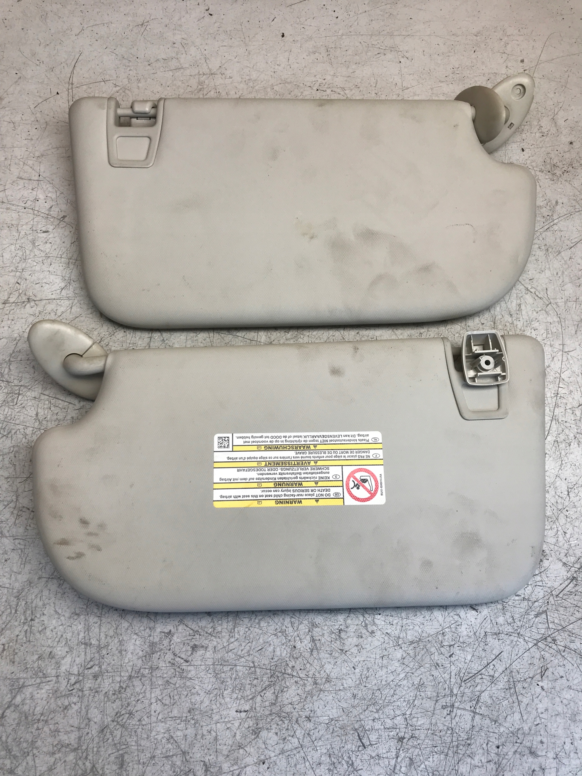 visor visor cover L+P FORD KUGA MK2
