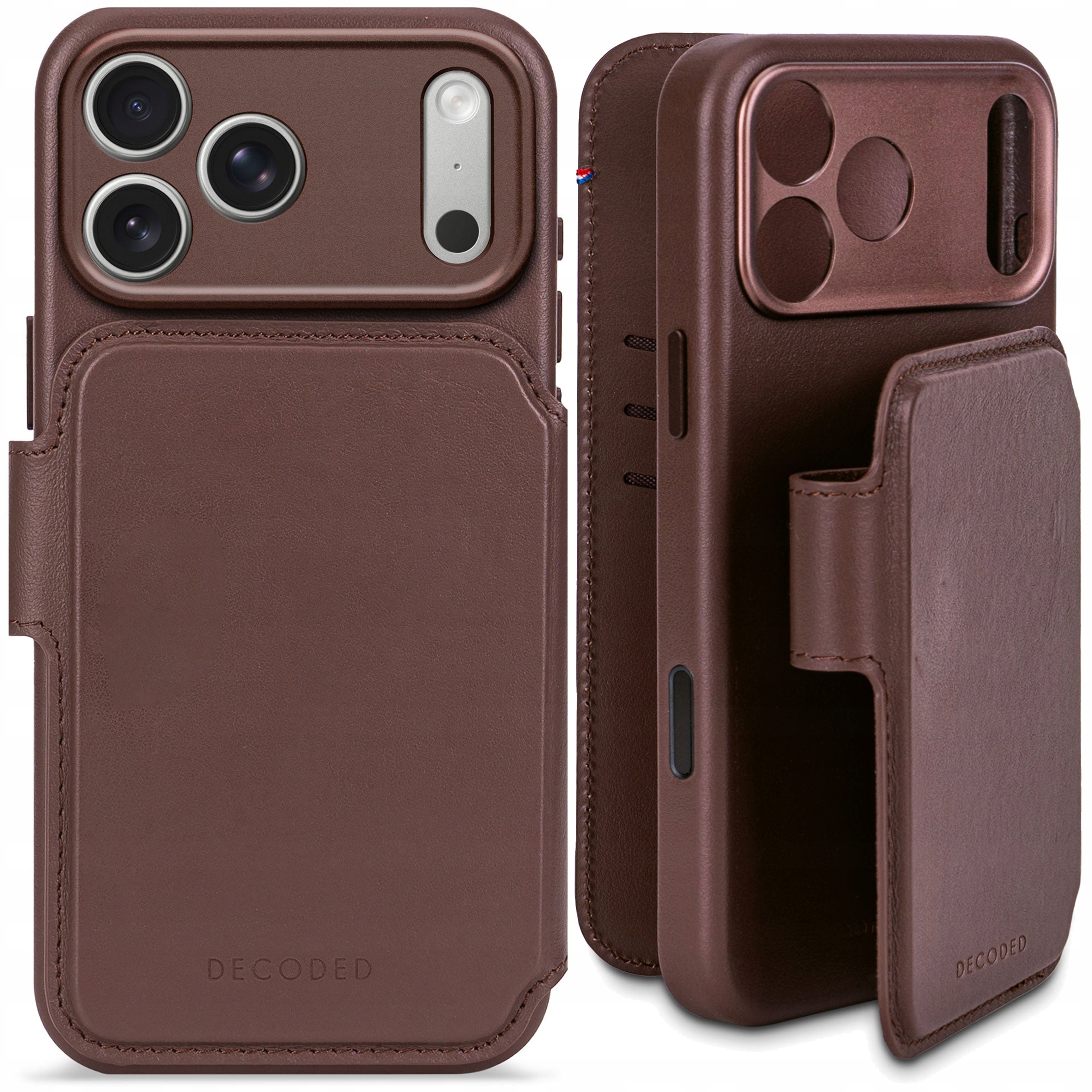 Decoded Detachable Wallet Case Etui Skórzane z MagSafe do iPhone 17 Pro