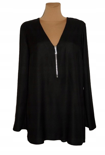 Michael Kors 100% rayon černá halenka Nová 36 38 40