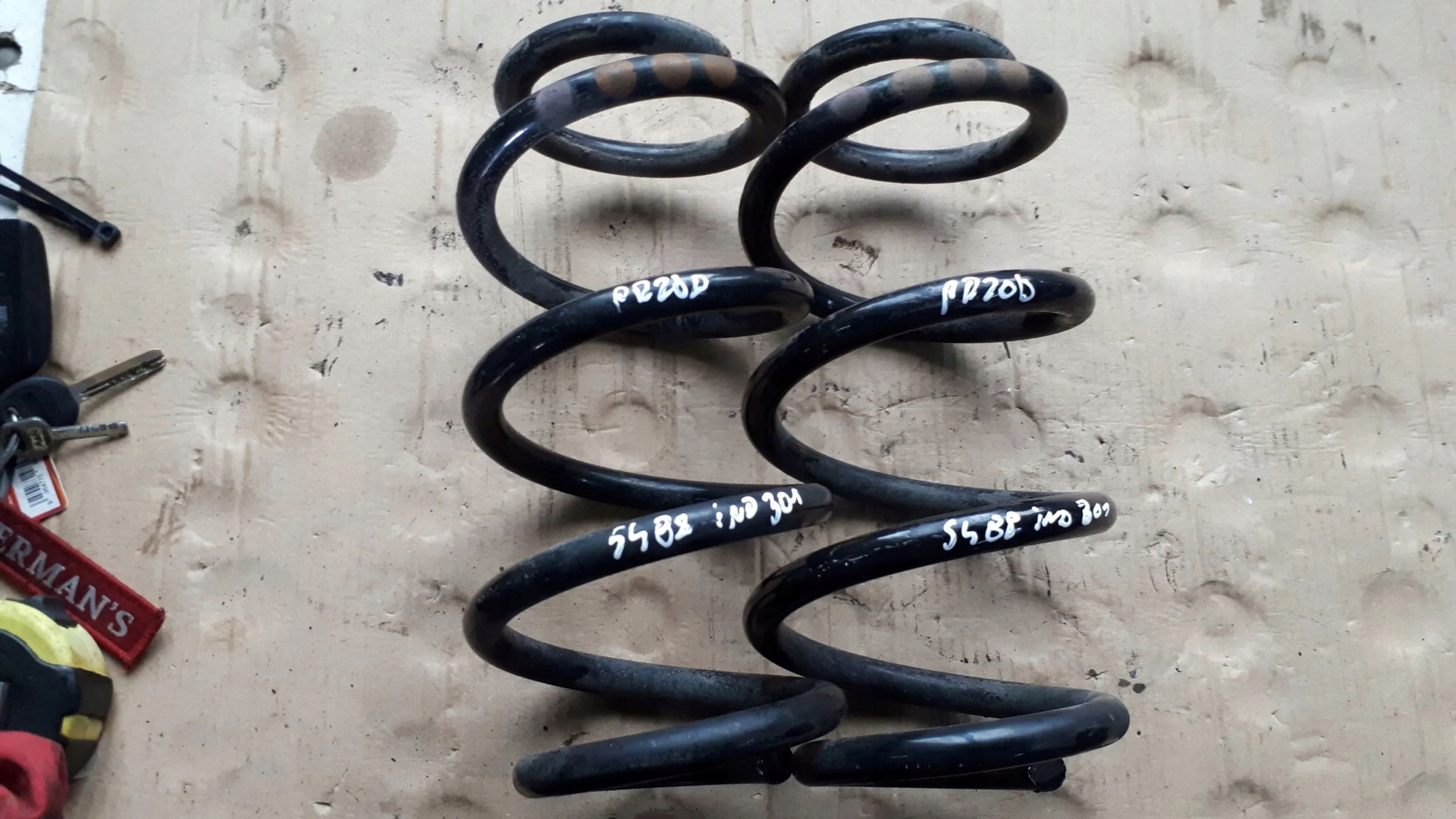 S4 B8 A4 springs spring front 3.0 TFSI S5 8T 2X