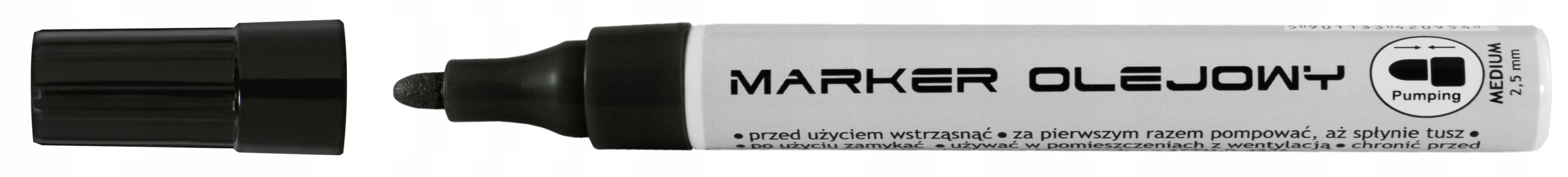 Marker olejowy mazak olejny czarny do opon
