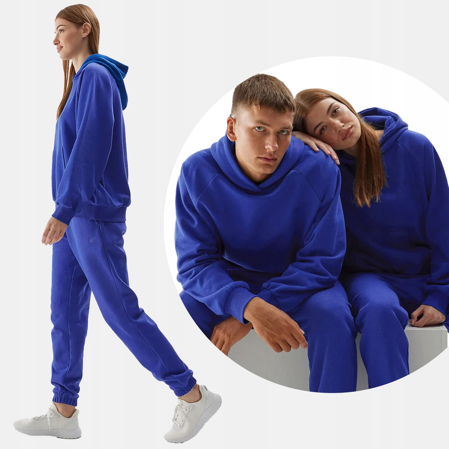 KOMPLET DRESOWY DAMSKI 4F DRES UNISEKS BLUZA I SPODNIE ZESTAW Marka 4F