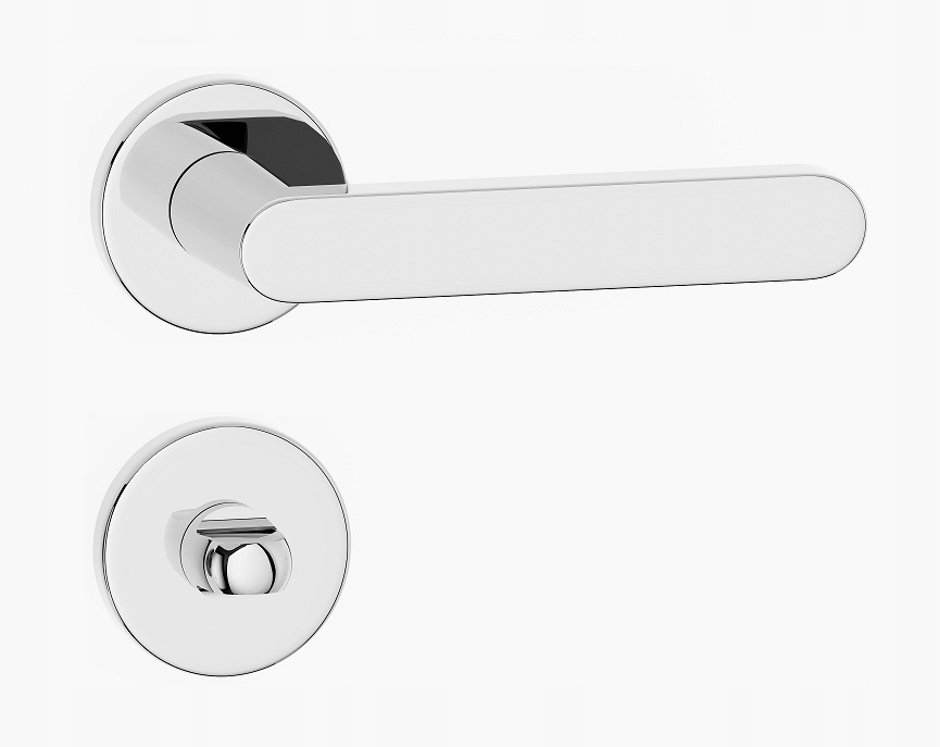 Klika kliky Luna Slin chromová rozety WC/koupelna