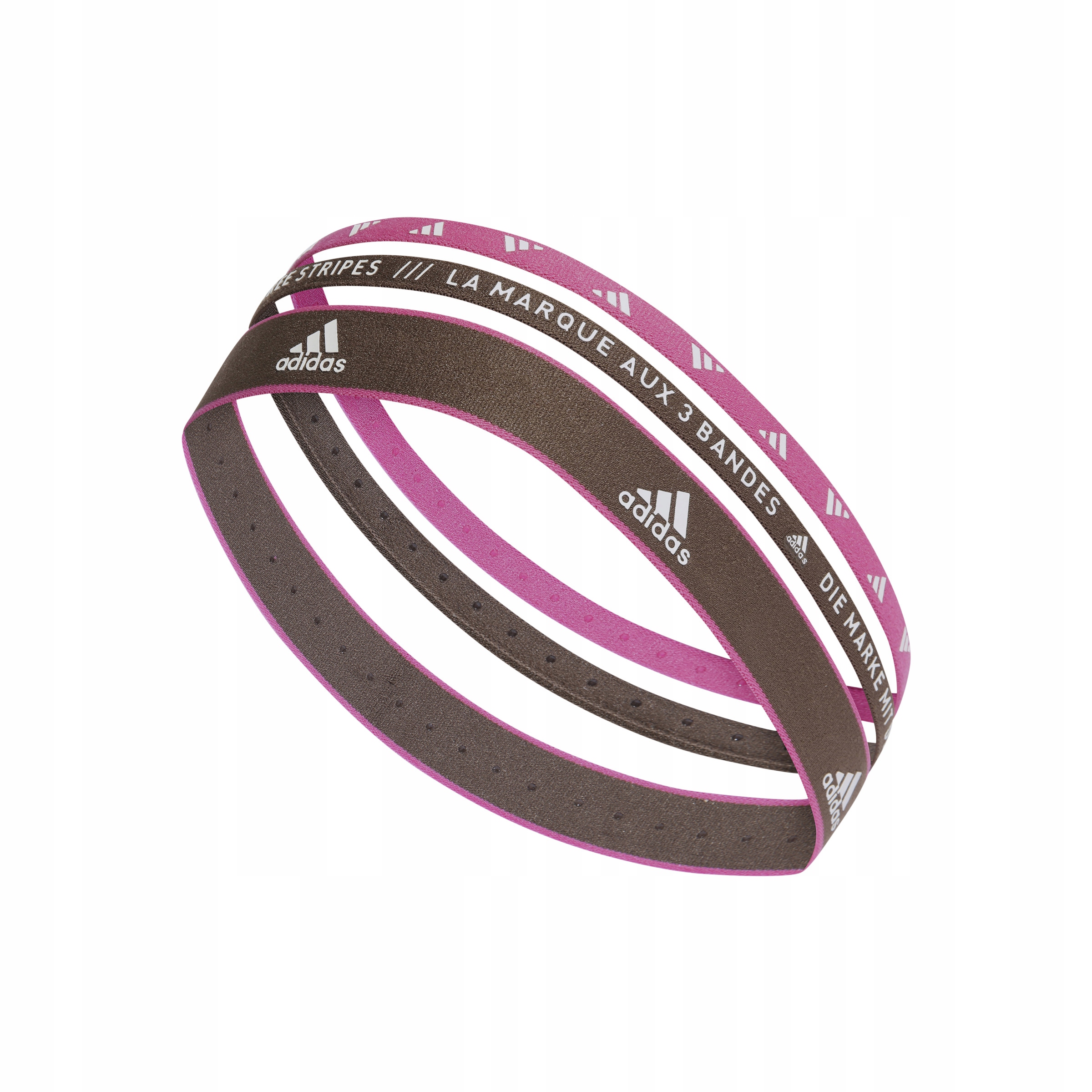 Zestaw 3 opaski na głowę adidas Hairbands 3-Pack IC6515