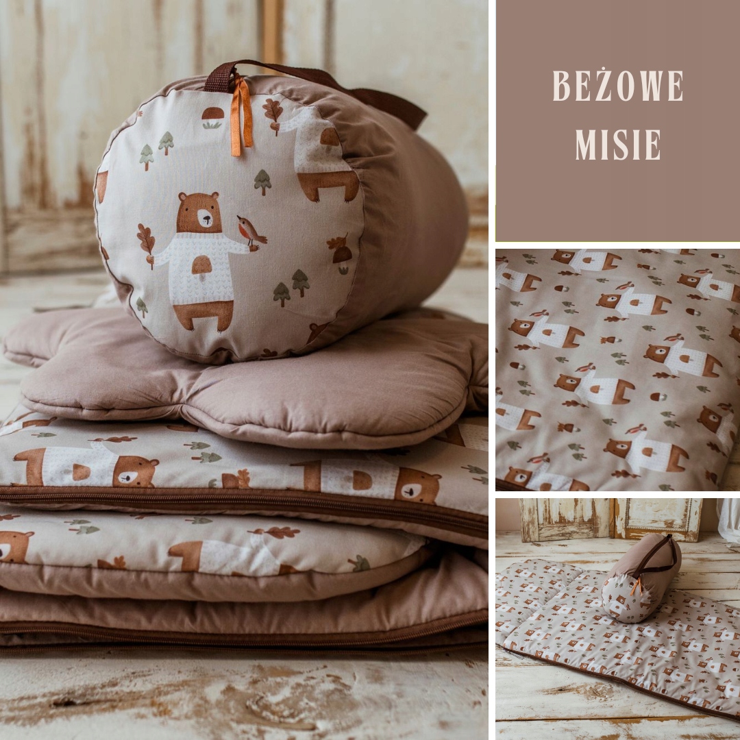 3W1 ŚPIWOREK POŚCIEL PRZEDSZKOLA WYJAZDOWY 140X75 POŚCIEL ŻŁOBKA WZORY UNI Długość 140 cm