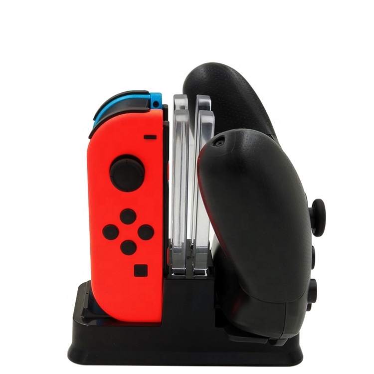IPlay Stacja ładująca / Ładowarka do 4x Joy-Con Switch / 2 Kontrolerów