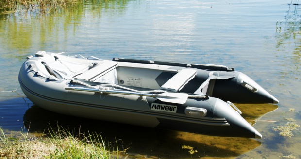 Ponton maweric 330D podłoga alu, rolka, knaga, tor Możliwość zamontowania silnika tak