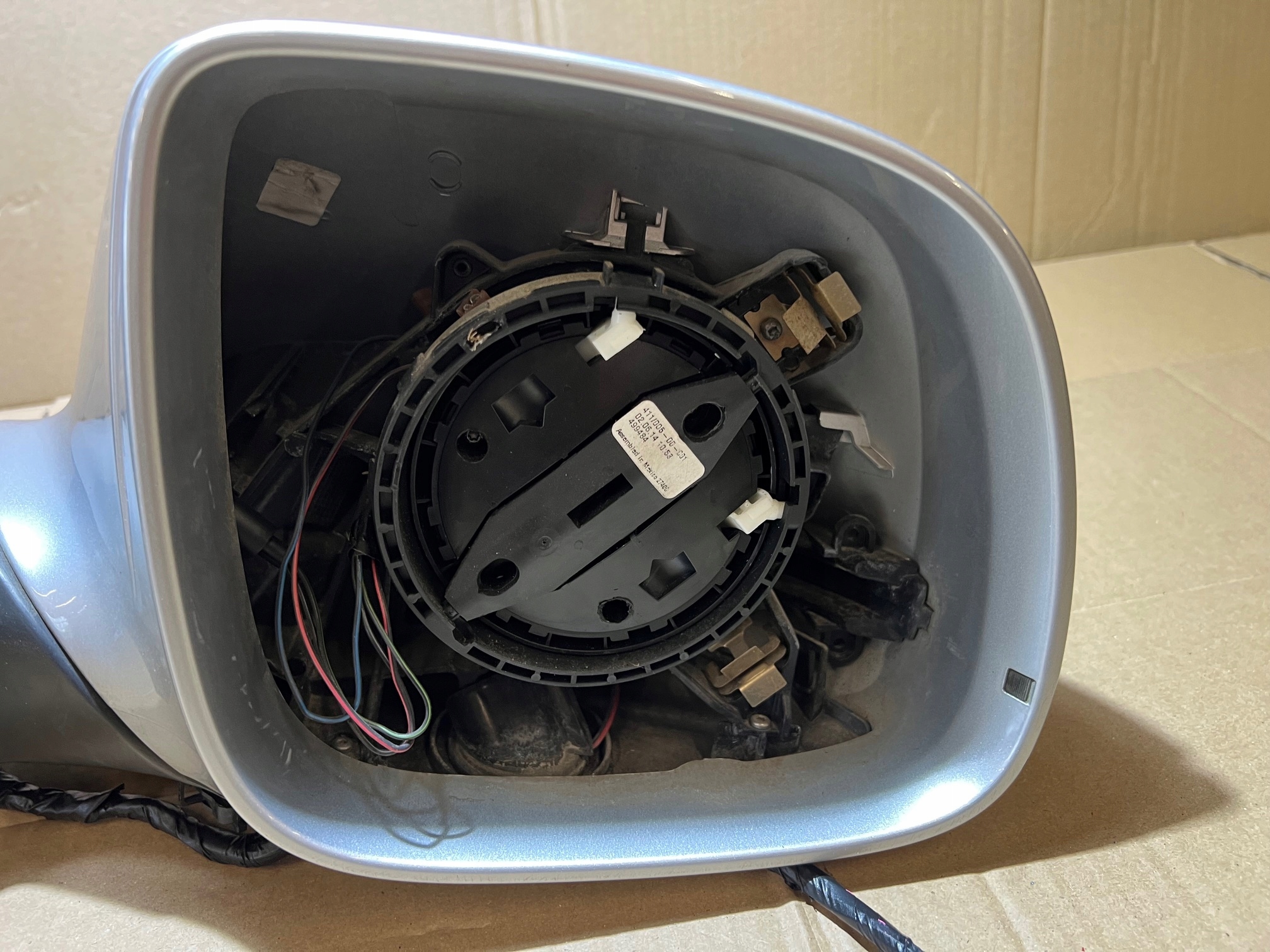 AUDI Q7 4L mirror right 14+2 PIN LX7W EU