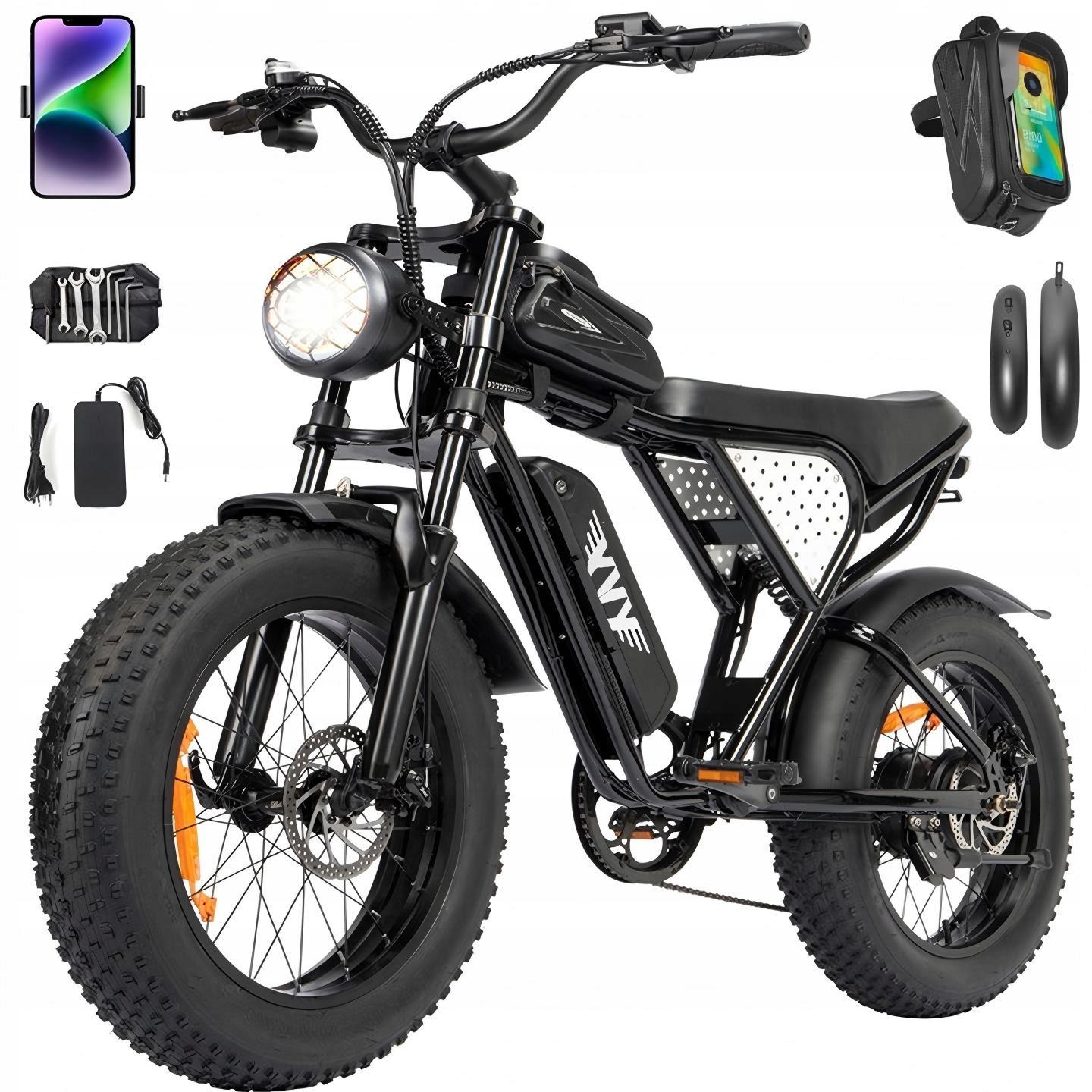 Elektrické vozidlo Ridstar Q20 Min/ Yvy C20Lite 1000W 48V15A 45Km/h 100KM Mtb