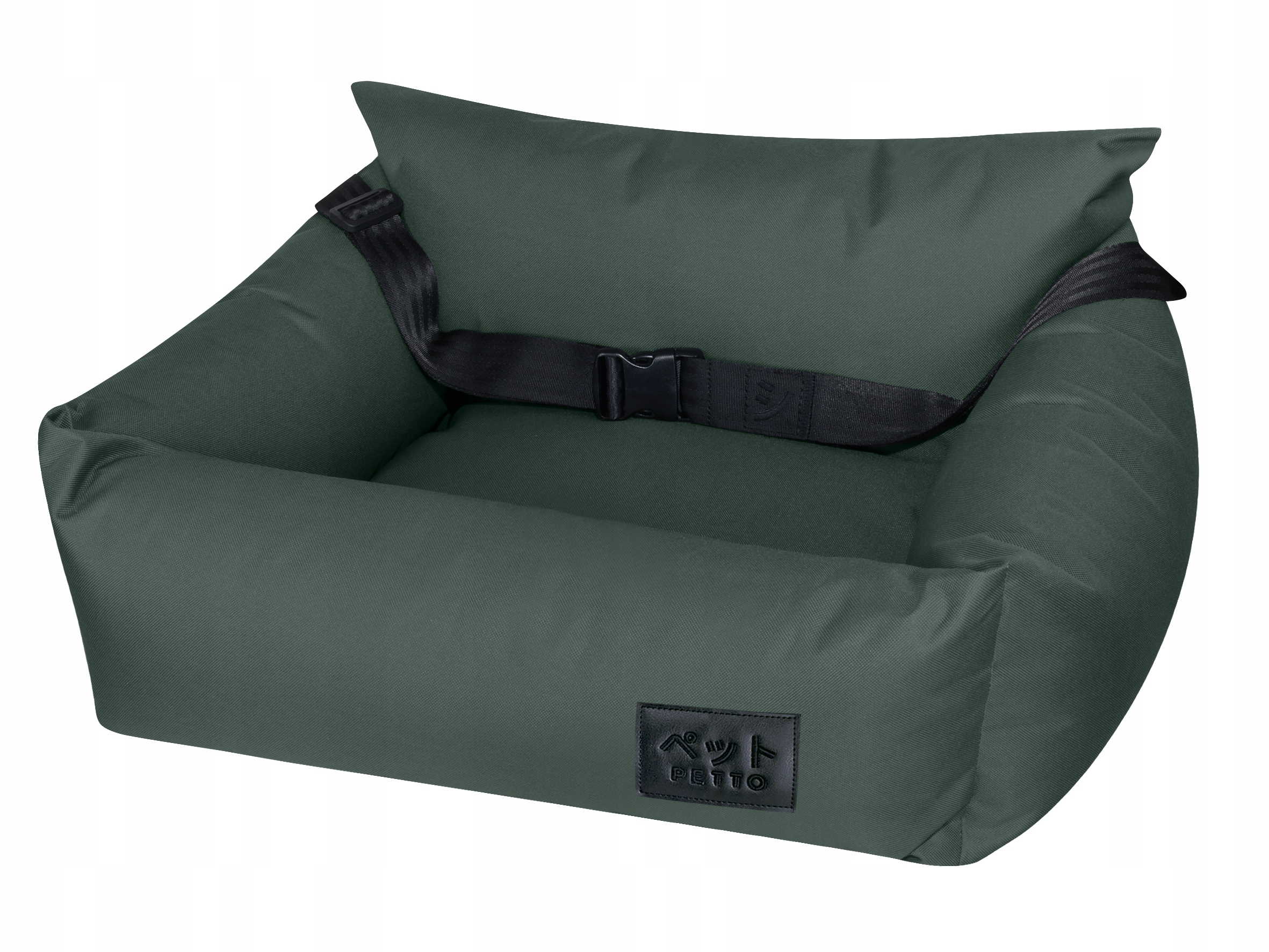 Levně Petto Oi Active WaterProof Duo autosedačka pro psa khaki